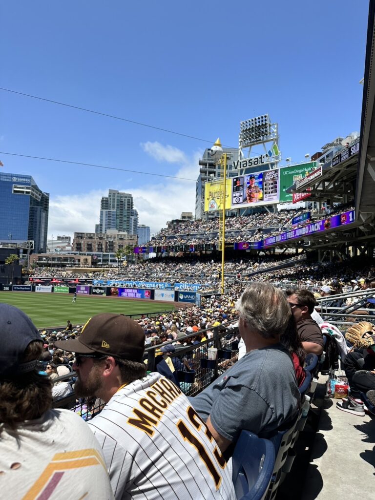 Petco Park 
Section: 113
Row: 28
Seat(s): 11 