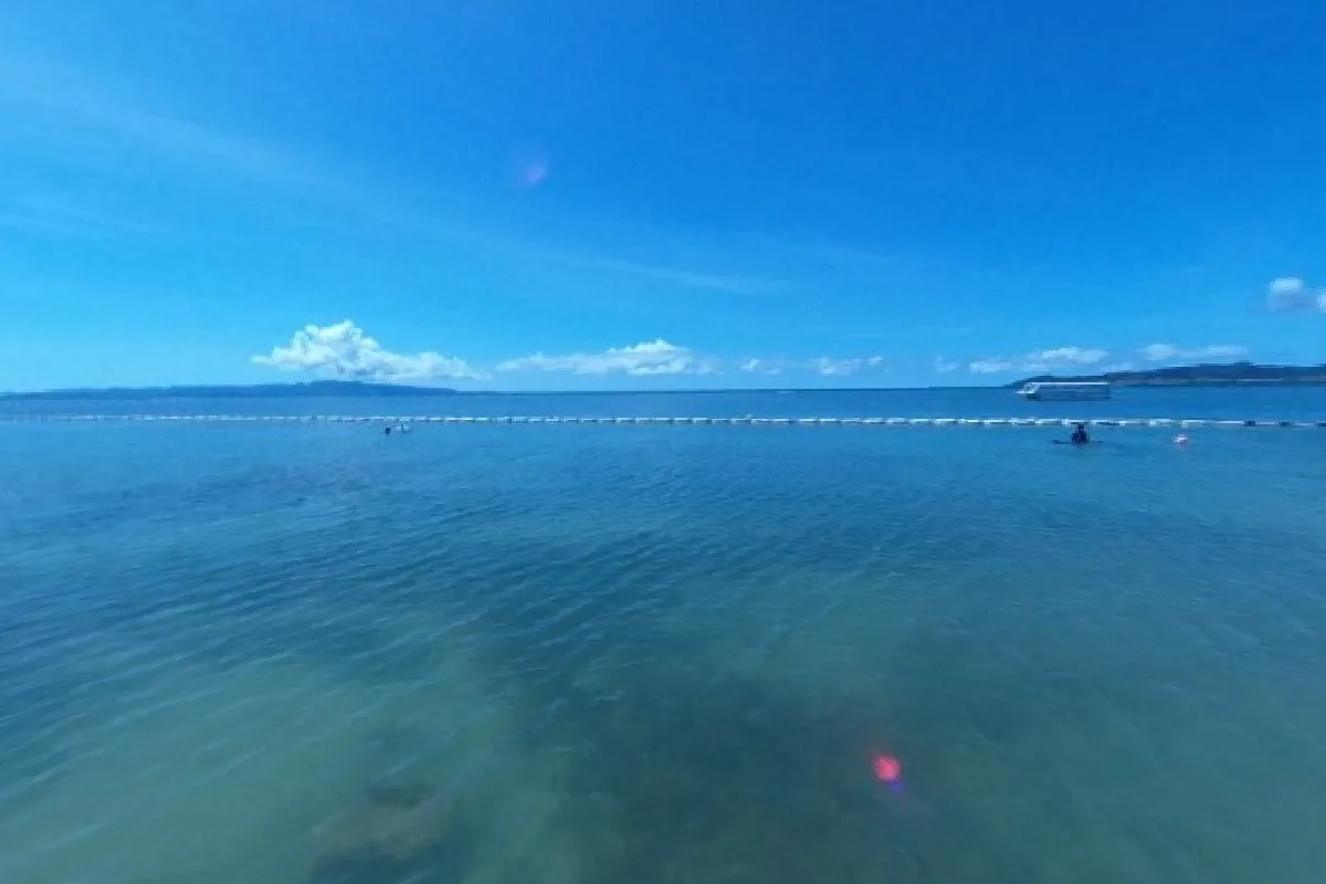 フサキビーチリゾートの目の前の海
